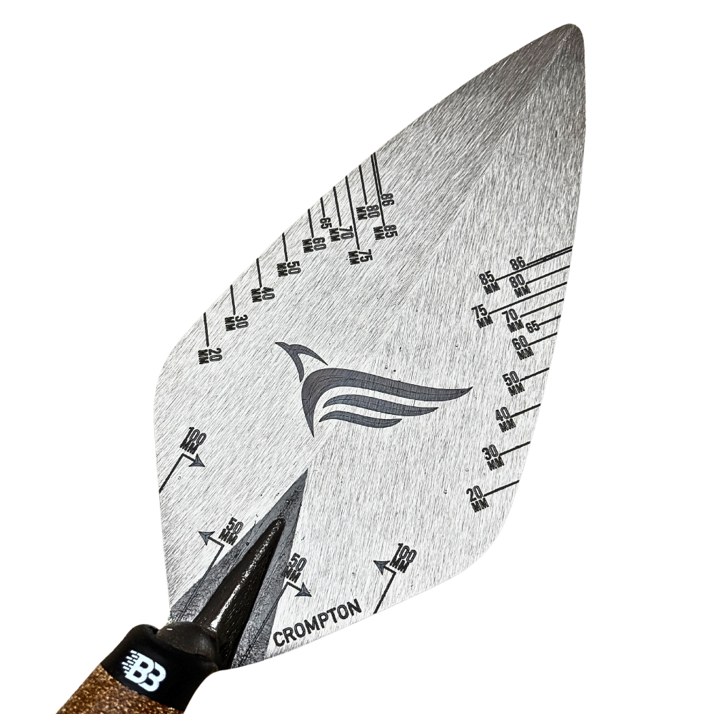 Crompton Brick Trowel - 10 inch Narrow London Gauge Lines (PERSONALISED)