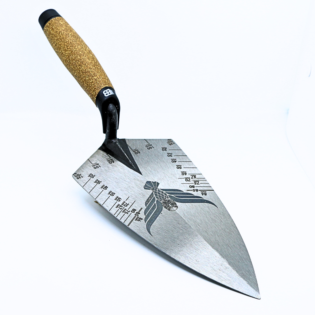 Crompton Bricklaying Trowel 10” Philadelphia - Cork Handle (No Personal Engraving)