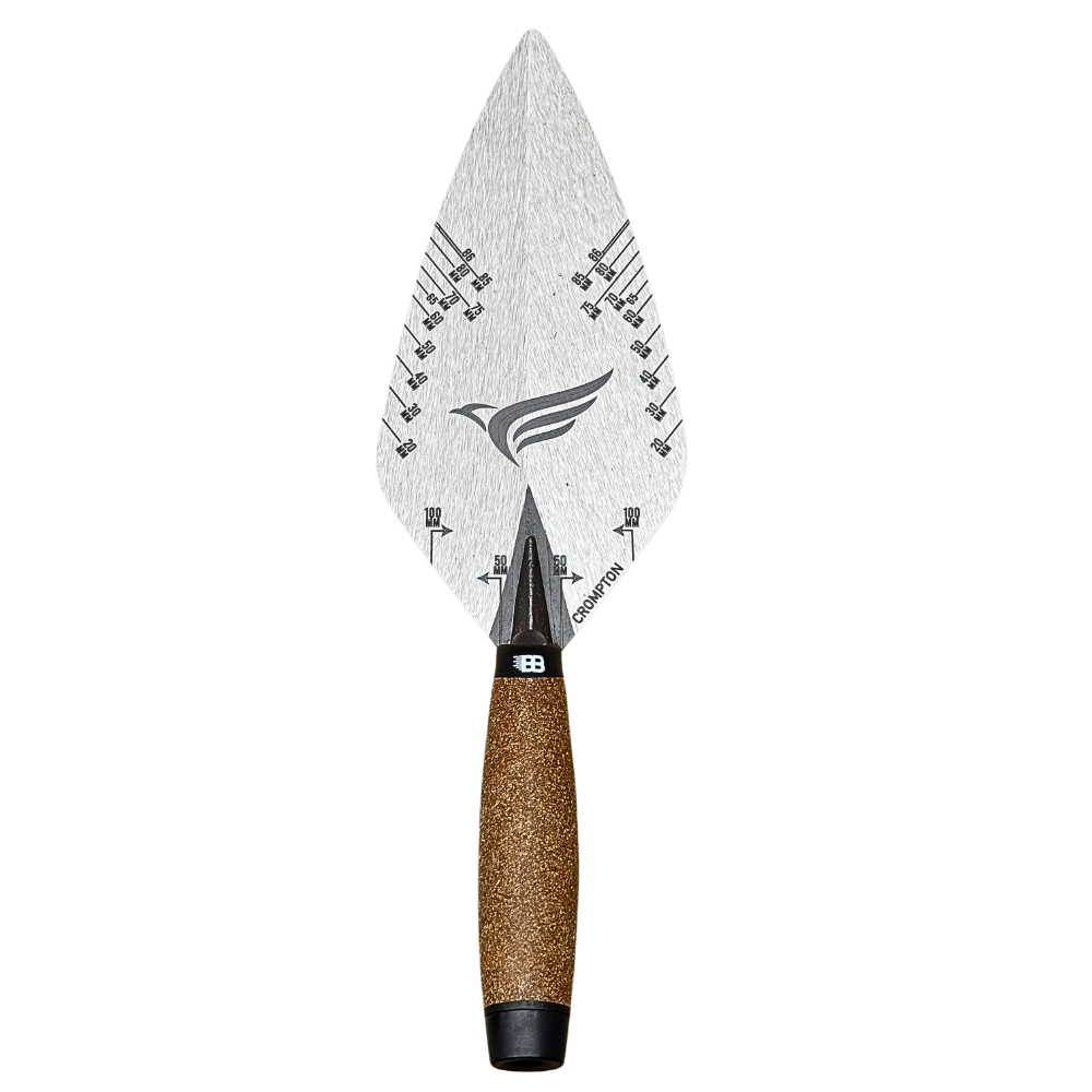 Crompton Brick Trowel - 10 Inch Narrow London Gauge Lines