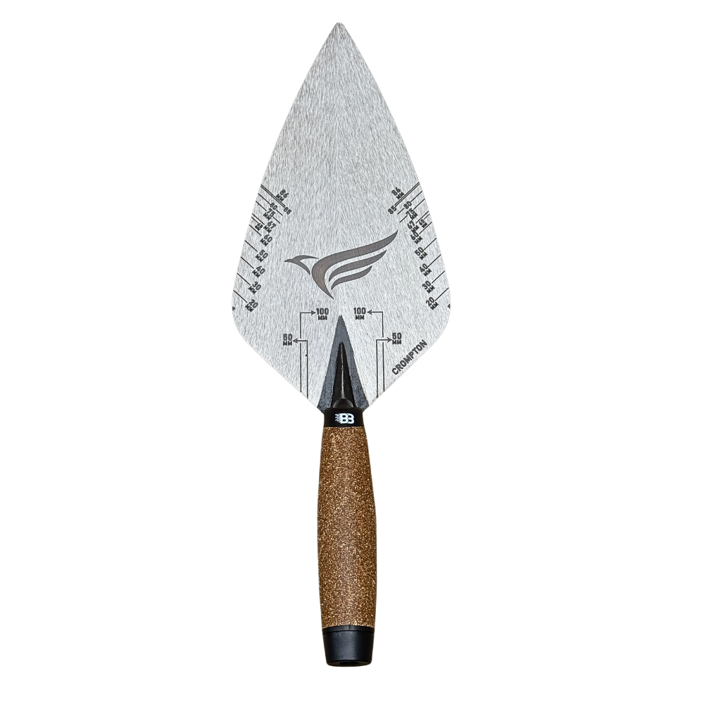 Crompton Brick Trowel - 11 Inch Wide London Gauge Lines (PERSONALISED)