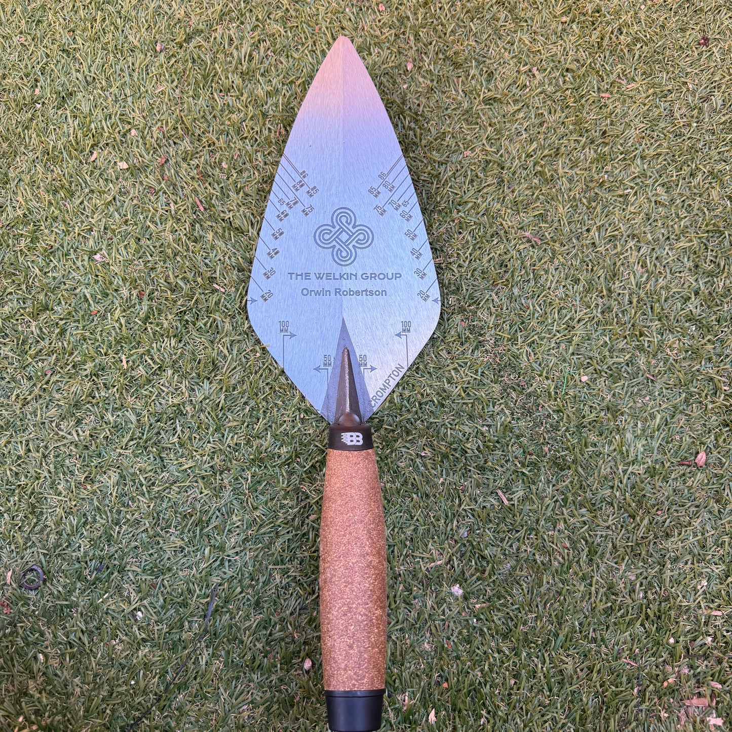 Brick Trowel With Company Logo - 10 Inch Narrow London