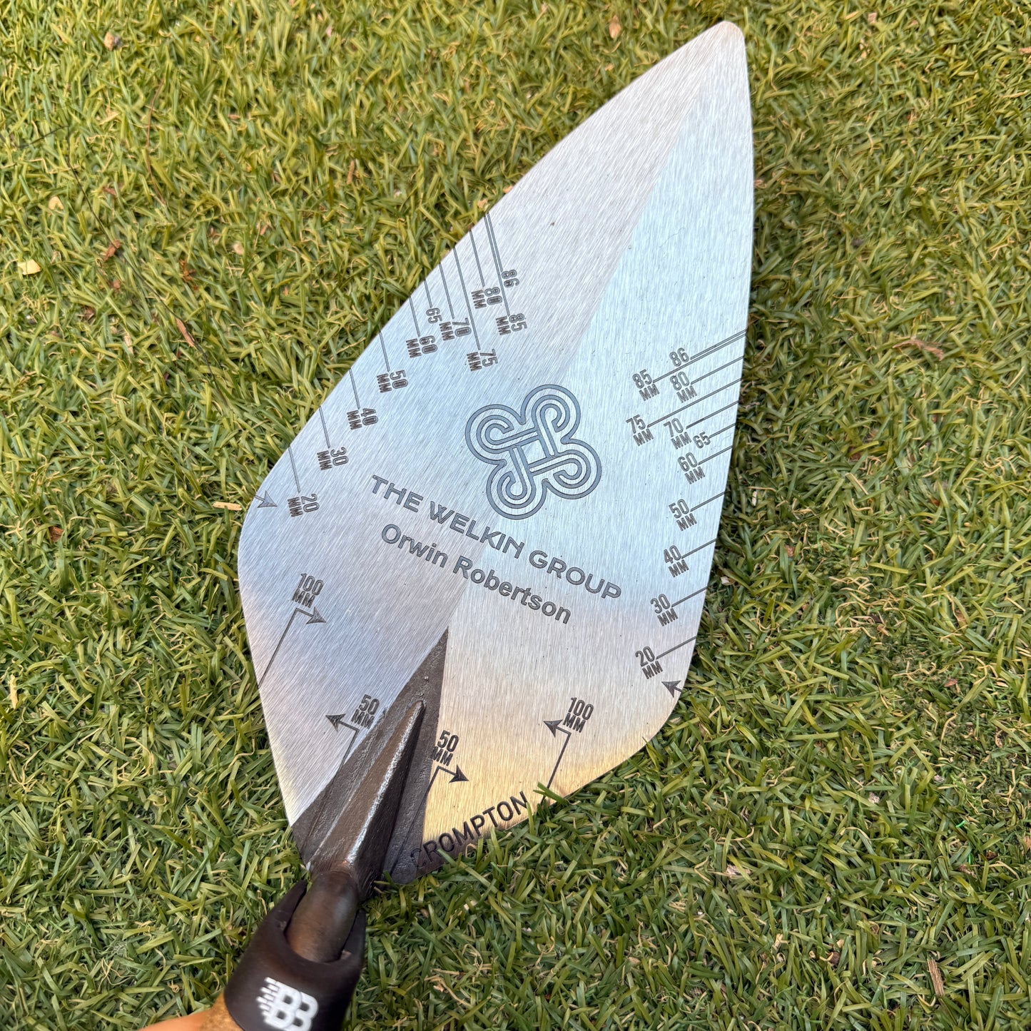 Brick Trowel With Company Logo - 10 Inch Narrow London