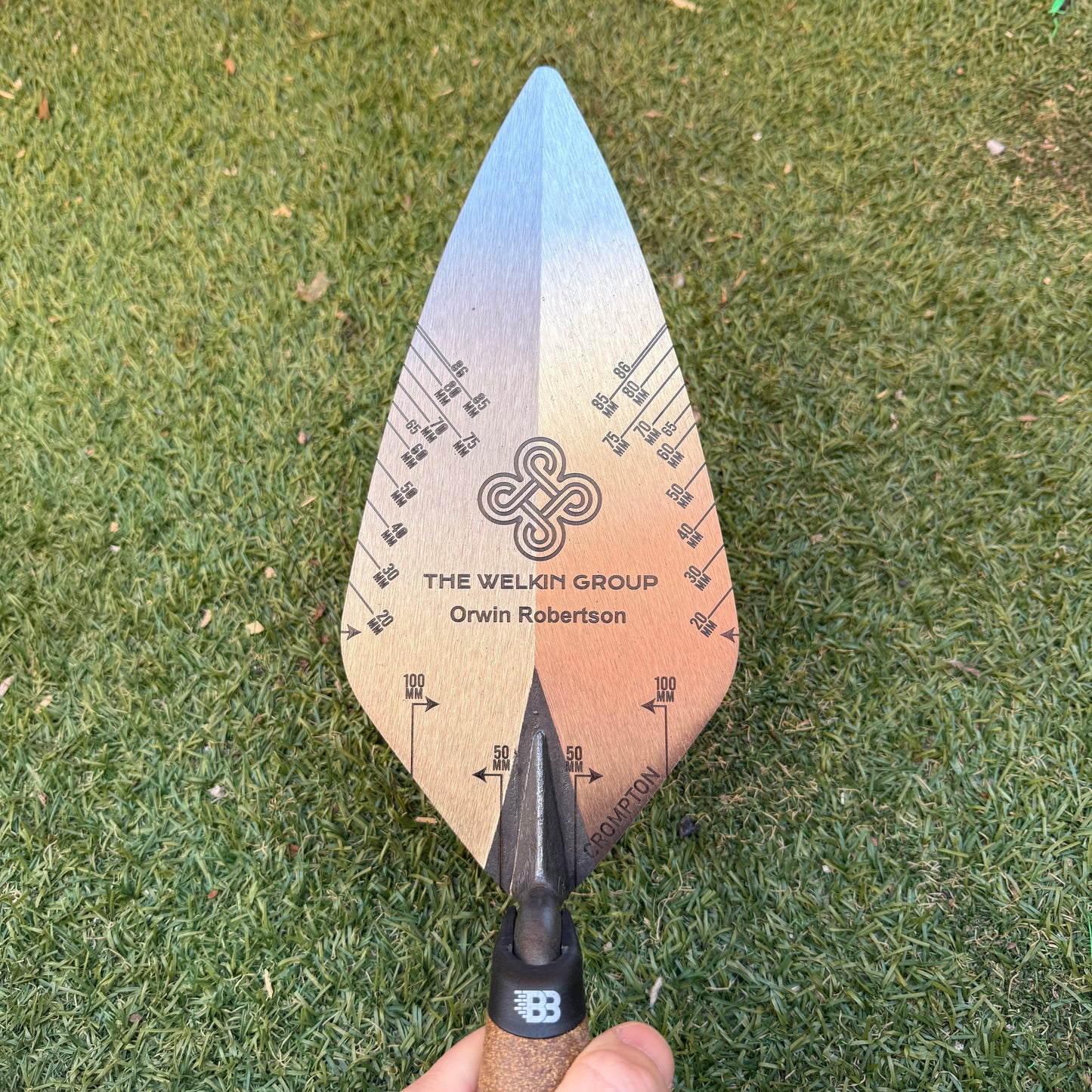 Brick Trowel With Company Logo - 10 Inch Narrow London