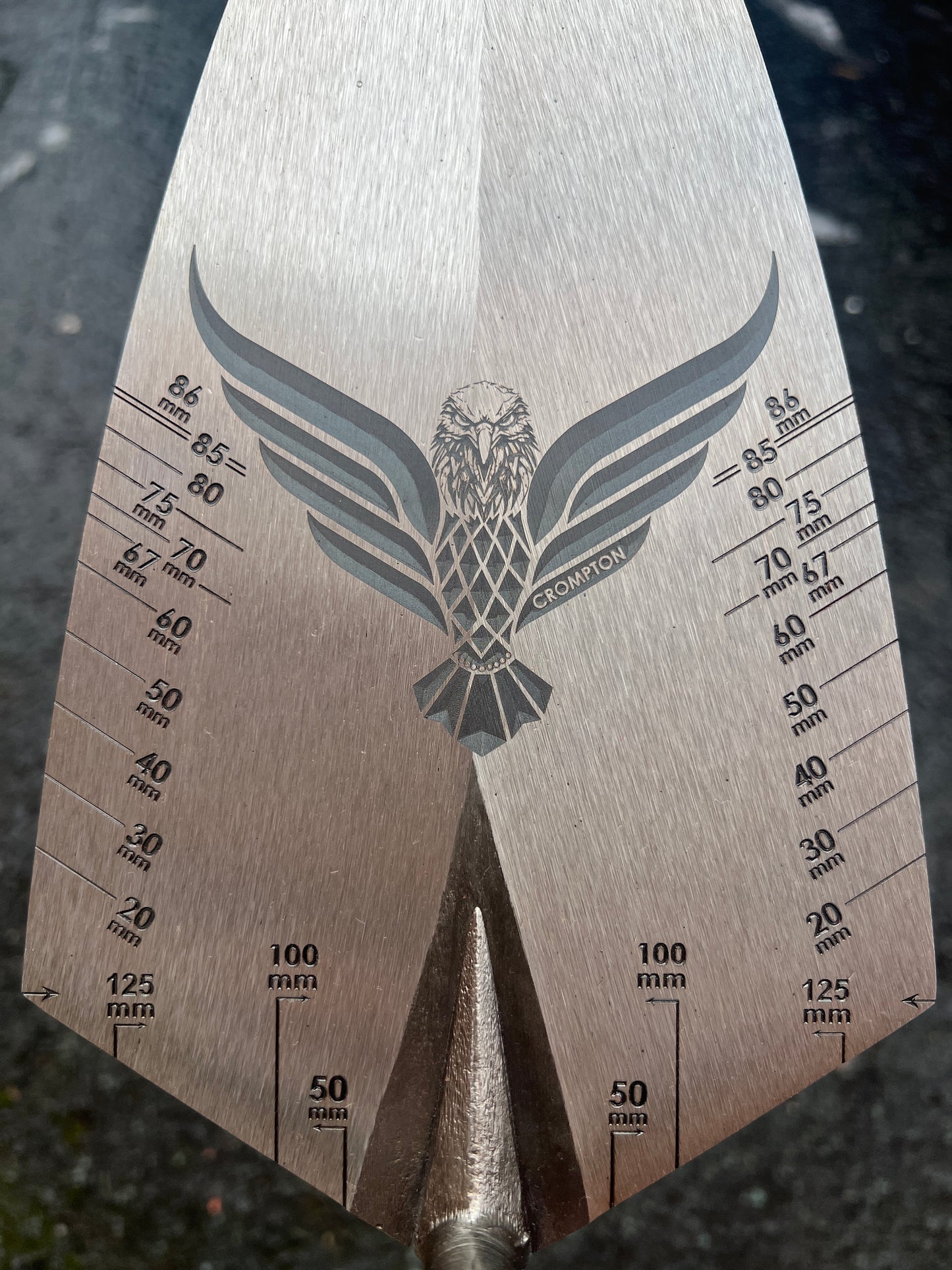 Crompton Bricklaying Trowel 11” Philadelphia Cork Handle (Personally Engraved)