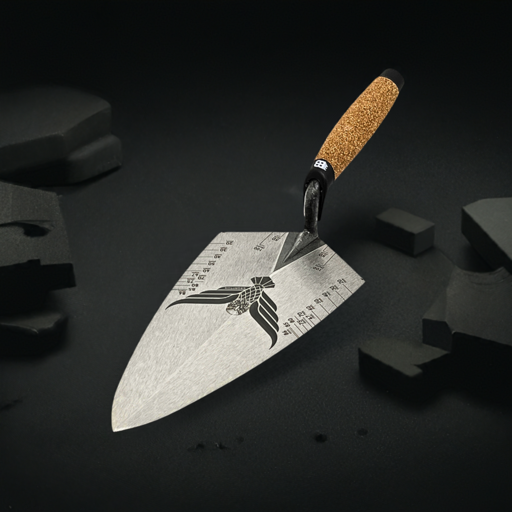 Crompton Bricklaying Trowel 11” Philadelphia Cork Handle (Personally Engraved)