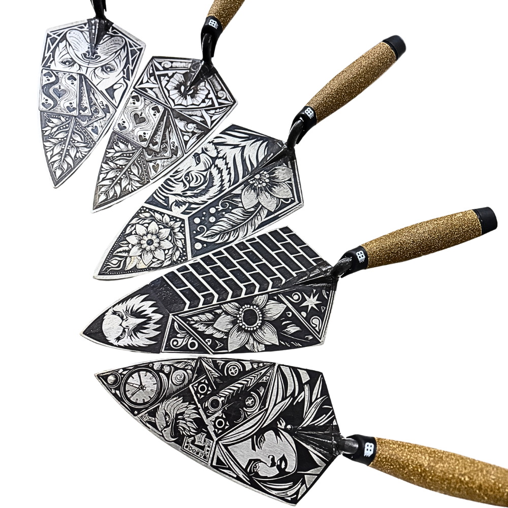 Crompton Brick Trowel 10 inch Tattoo Trowel Woman Design