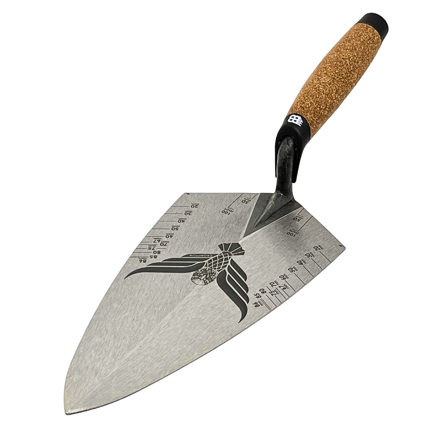 Crompton Bricklaying Trowel 11” Philadelphia Cork Handle (Personally Engraved)