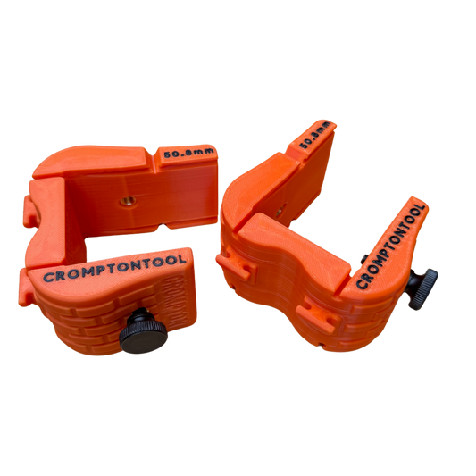 1 pair of Crompton. Dori Block for 50mm Bricklaying Profiles
